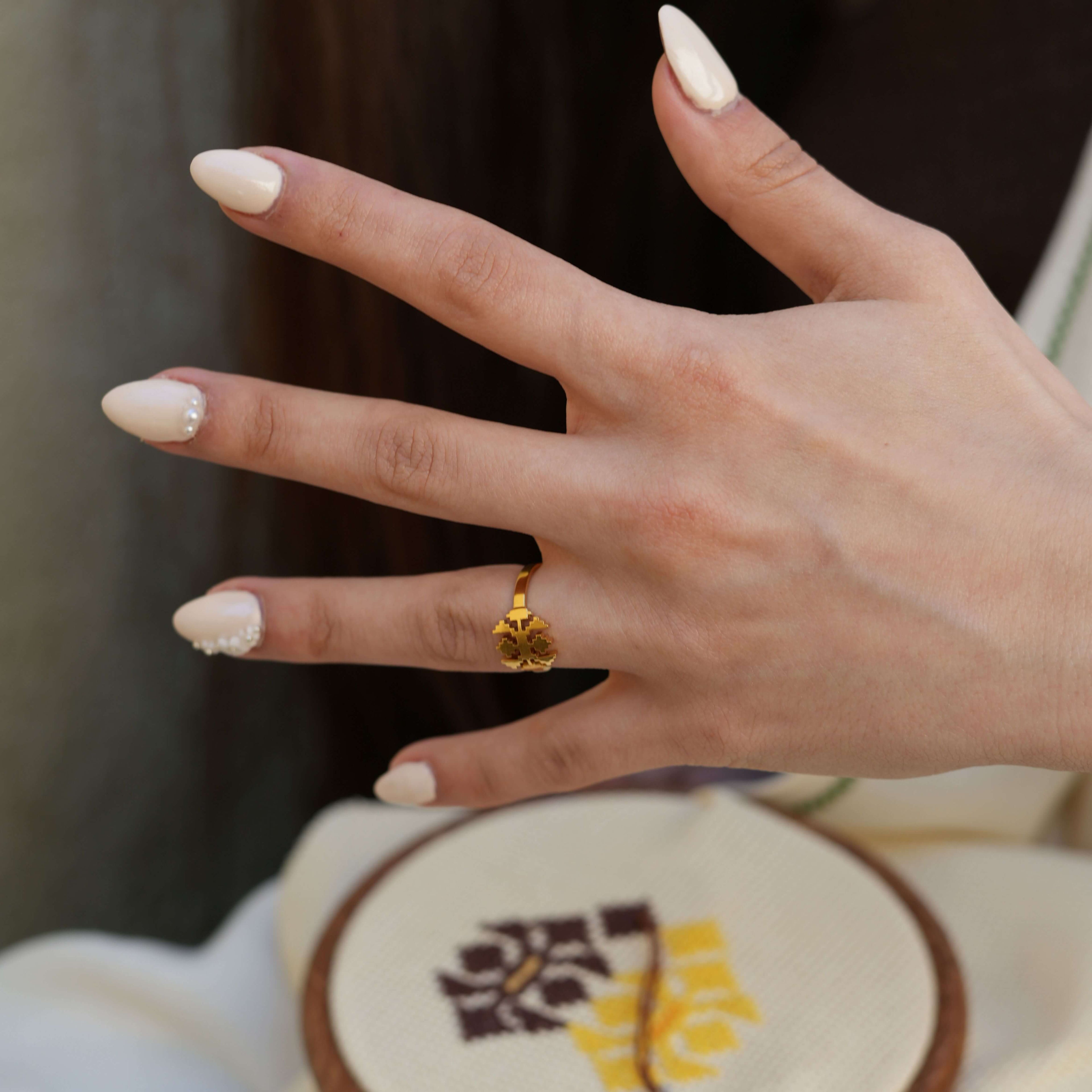 Lemon Blossom Ring